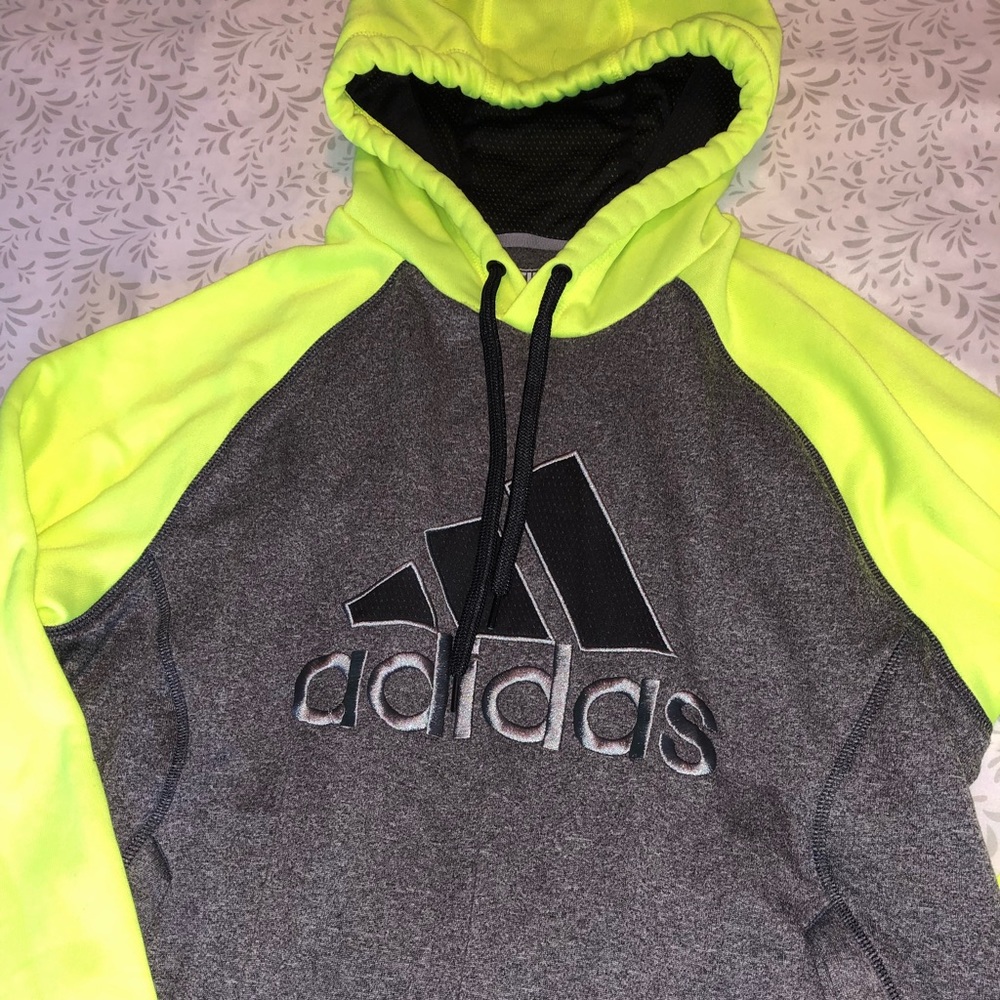 Neon Adidas Hoodie